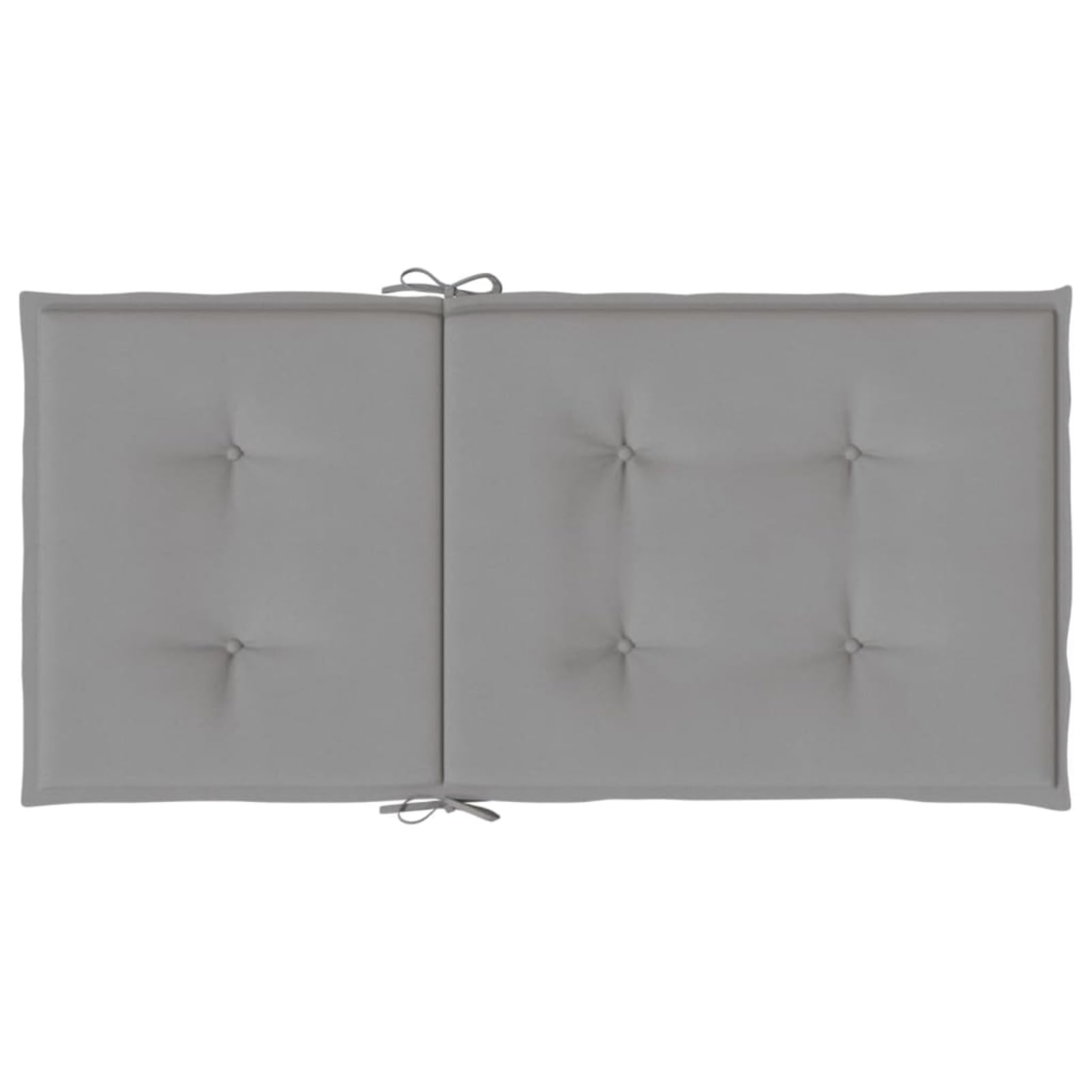 LAPOOH Cojín Silla jardín Respaldo bajo 6 uds Tela Oxford Gris, Cojines para Butacas De Jardin, Cojines Sillas Cocina, Cojines para Sillas De Terraza, Cojin Silla Exterior
