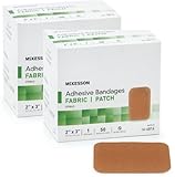 McKesson 16-4816 Medi-Pak Adhesive Strip, Performance Fabric, 2' x 3' (2 boxes of 50)