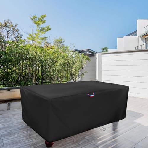 Agutsone 7/8/9 Feet Pool Table Cover, Billiard Table Cover for 7FT Snooker Billiard Pool Table Heavy Duty Waterproof Cover Outdoor Indoor Protection-93 x53 x32 inchs - Image 7
