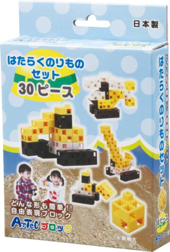 アーテック (Artec) ArTecブロック WORLDシリーズ はたらくのりものセット 30ピース