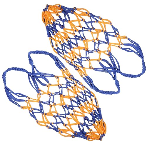 Totority Basketball Net Bag Shoulder Strap Mesh Storage for Sports Balls Large Capacity