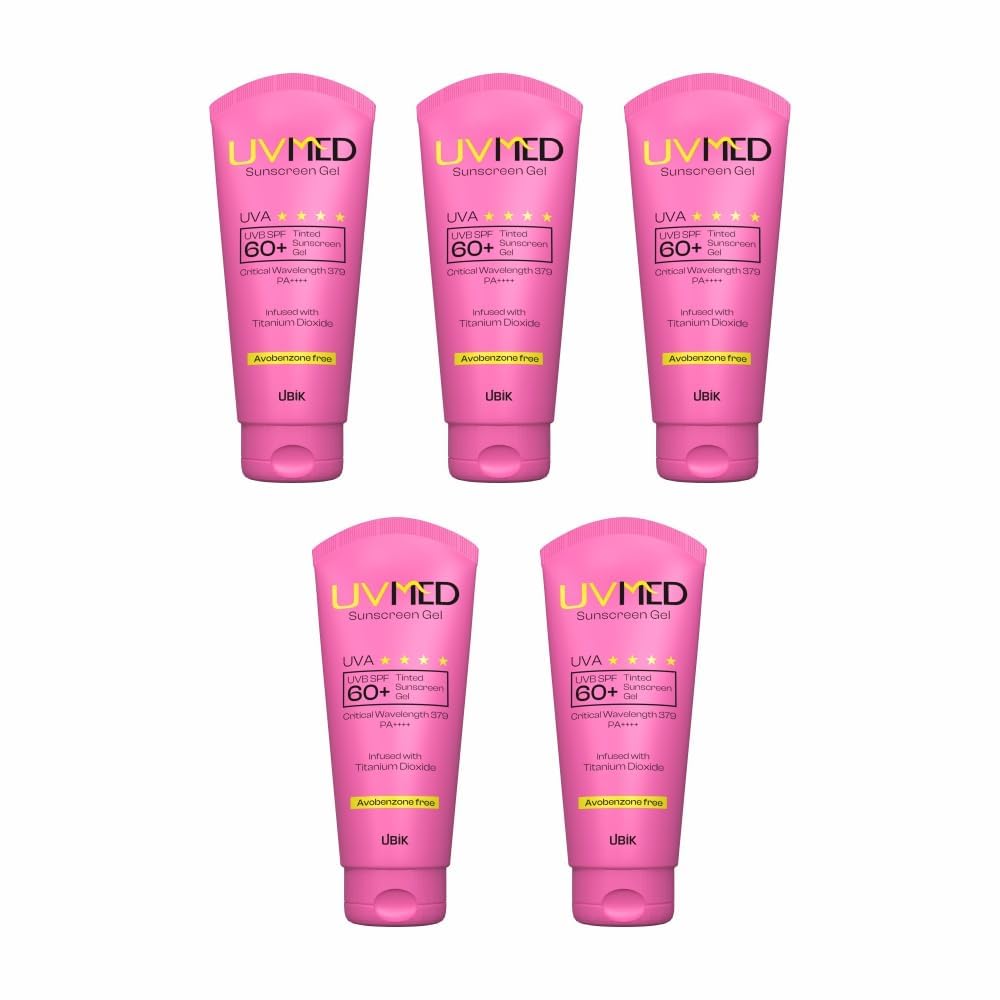 Uvmed Tinted Sunscreen Gel, SPF 60 UVA pack of 5-picture-52