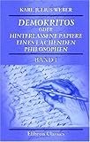 demokritos quest ac odyssey  Demokritos oder hinterlassene Papiere eines lachenden Philosophen: Von dem Verfasser der \'Briefe eines in Deutschland reisenden Deutschen\'. Band I