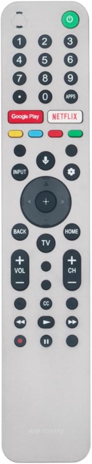 RMF-TX611U TV Bluetooth Voice Remote Control Compatible for Sony TV, Replace Remote Control No Programming, Compatible Models: XBR-75Z8H XBR-85Z8H XBR Z8H