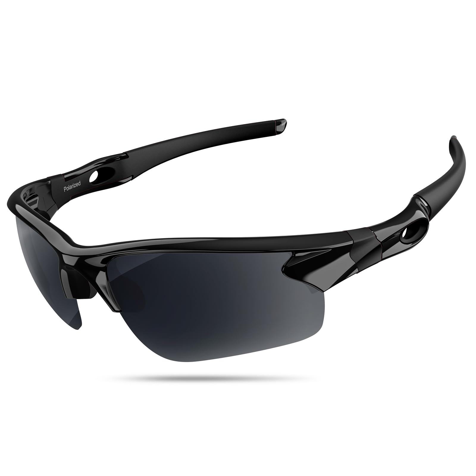 Rosemal Occhiali da sole polarizzati per uomo donna occhiali da sole da corsa sport ciclismo guida pesca baseball golf TAC UV400 TR90