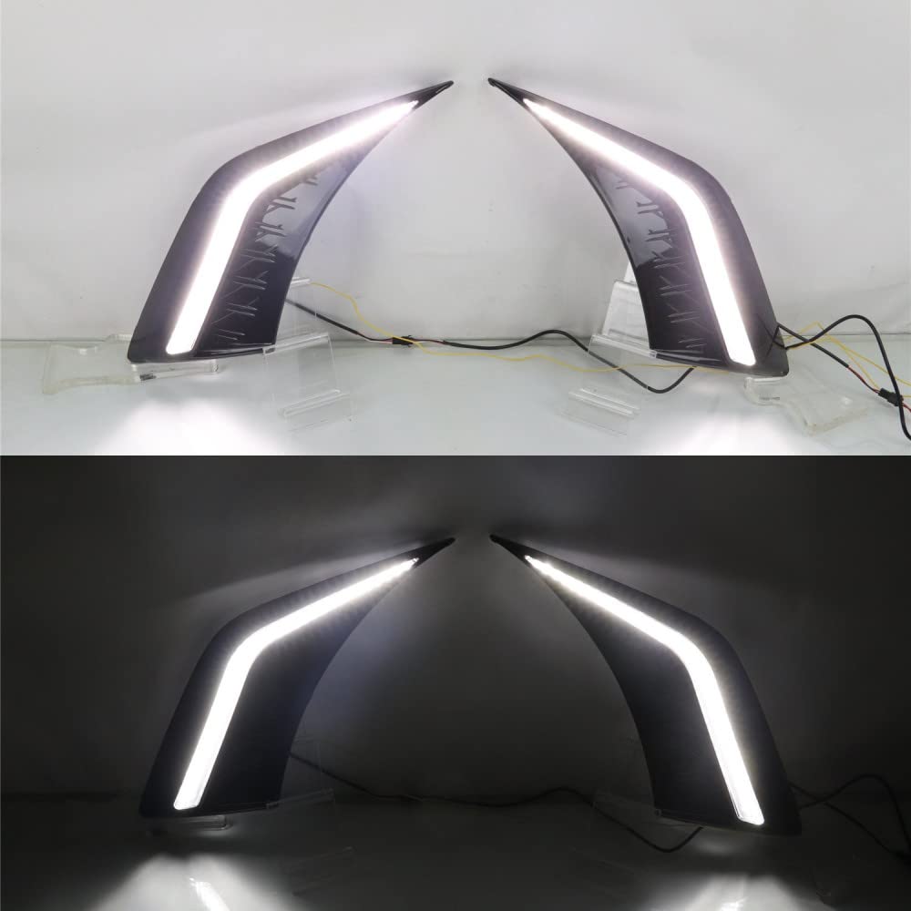 レクサス ES LEDデイタイムランニングライト Amazon | July King for Lexus ES 2018 2019 2020 2021 用 LEDデイ