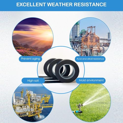 Cinta aislante ignífuga resistente a altas temperaturas e impermeable 600V 6