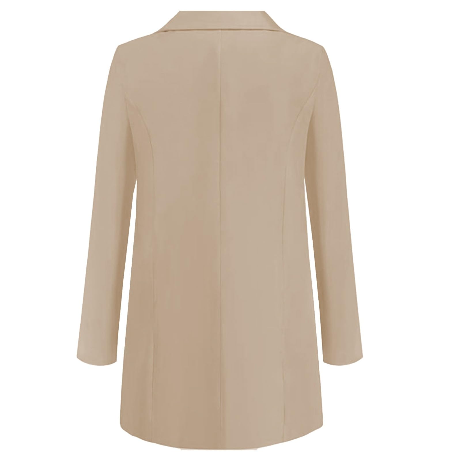 Generisch Blazer élégant pour femme - Veste de costume à manches longues - Couleur unie - Pour femme - Style décontracté - Vêtement de travail