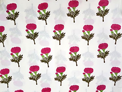 Tissu de coton imprimé par yard pour canapé usé et confection de vêtements d'été fluides