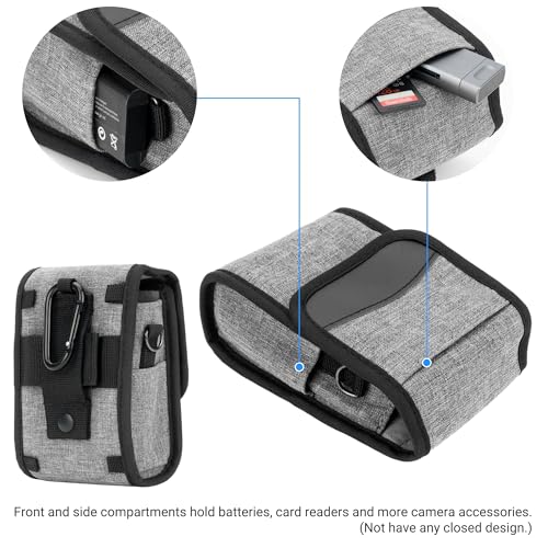 Funda para cámara digital compacta con correa y cinturón miniatura 4