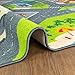 KC CUBS Road Play Map City Car Vehicle Traffic Educational Learning & Fun Game Area Non Slip Boy & Girl Kids Rug Carpet for Children Bedroom, Toddler Classroom & Baby Playroom Mat, Playtime Activity
