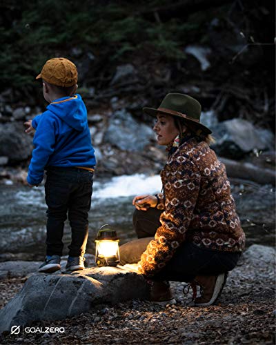 Goal Zero Lighthouse 600 Camping Lantern, Solar Lantern 600 Lumens LED Lantern. Solar Outdoor Lantern Perfect for Camping Gear, Camping Accessories. USB Light Rechargeable Lantern Built-In Hand Crank.