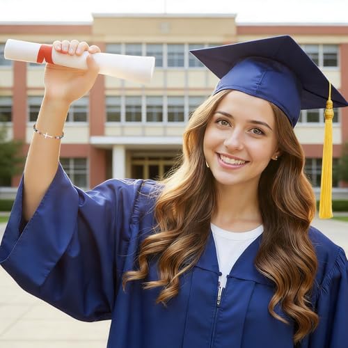 Image of TONY & SANDY Graduation Gift for Her 2026, Graduation Decorations Cross Bracelets for Women Girls Middle High School College Graduates, With Graduation Cap Box Meaningful Cards