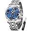 G6633:silver Strap&blue Dial