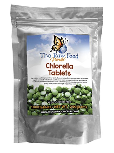 Chlorella Tablets 250 grams - (Mega-Pack 1000 Tablets)
