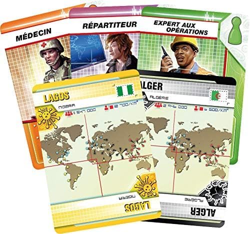 Asmodee - Pandemic - Jeu de Société Coopératif pour Enfants dès 8 Ans - Luttez Ensemble Contre Les Épidémies - 2 À 4 Joueurs - 45 Min - Le Jeu de Base en Version Française - Z-Man Games
