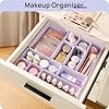 Vtopmart 25 PCS Plastic Drawer Organizers Set, 4-Size Versatile Bathroom and Vanity Drawer Organizer Trays, Storage Bins for Makeup, Bedroom, Kitchen Gadgets Utensils and Office #3