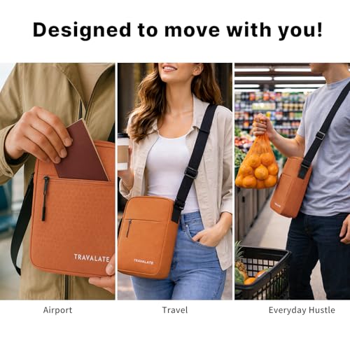 Image of TRAVALATE Sling Bag for Men Women |Trendy Crossbody - Bag Chest Bag for Hiking Traveling Gifting Travel and Sports