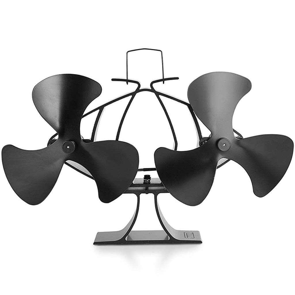 Fireplace Fan 6-Blade Twin Motor Powered Wood Stove Fan - Whisper-Quiet  Fireplace Wood Burning Eco Fan for Efficient Heating Transmission Fan for  Wood Stoves : Amazon.de: DIY u0026 Tools