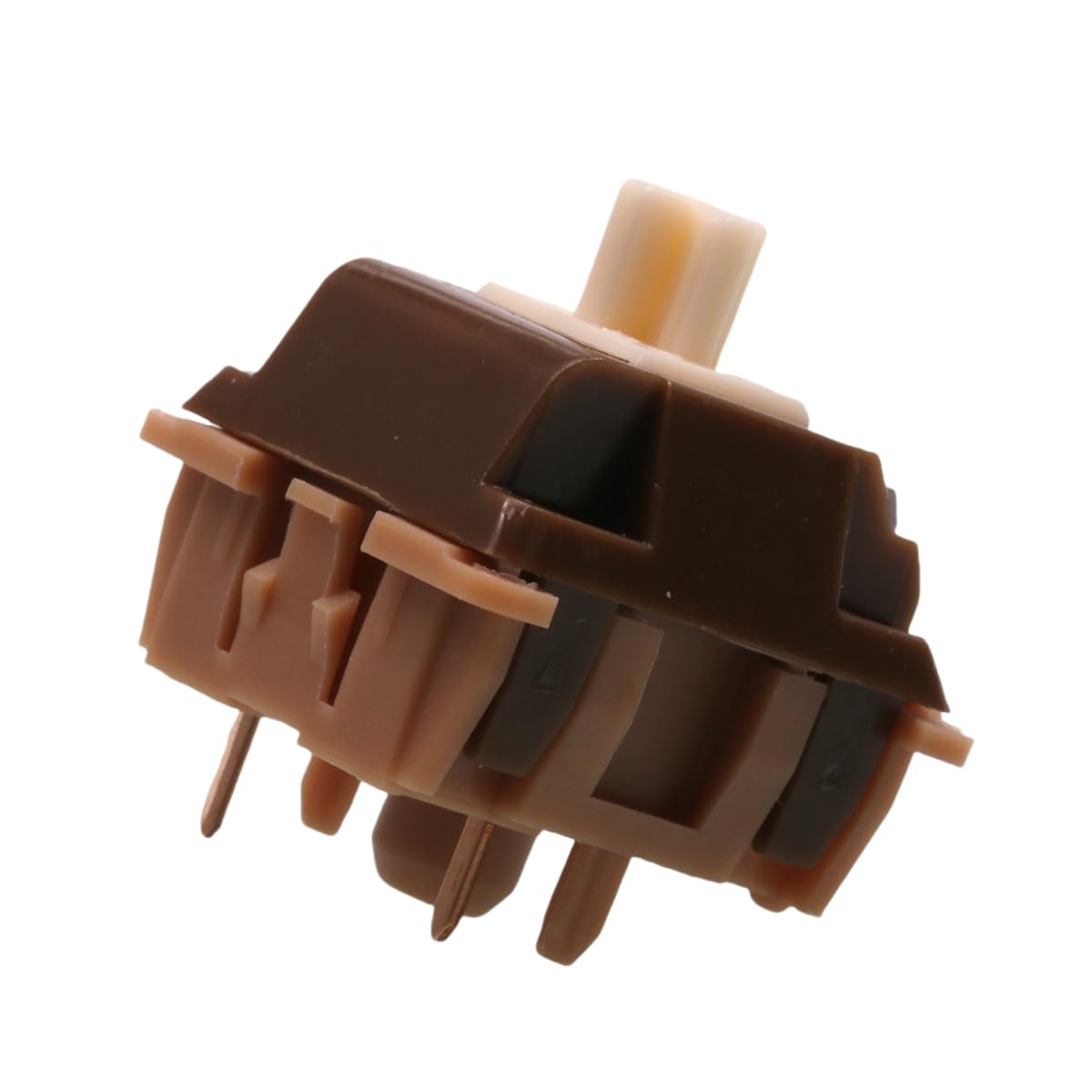 Caramel Latte V2 liniowe wstępnie nasmarowane 5-pinowe przełączniki do klawiatury mechanicznej MX - 45 g przełącznik do gier i pisania z płynną reakcją liniową, możliwość wymiany na gorąco do