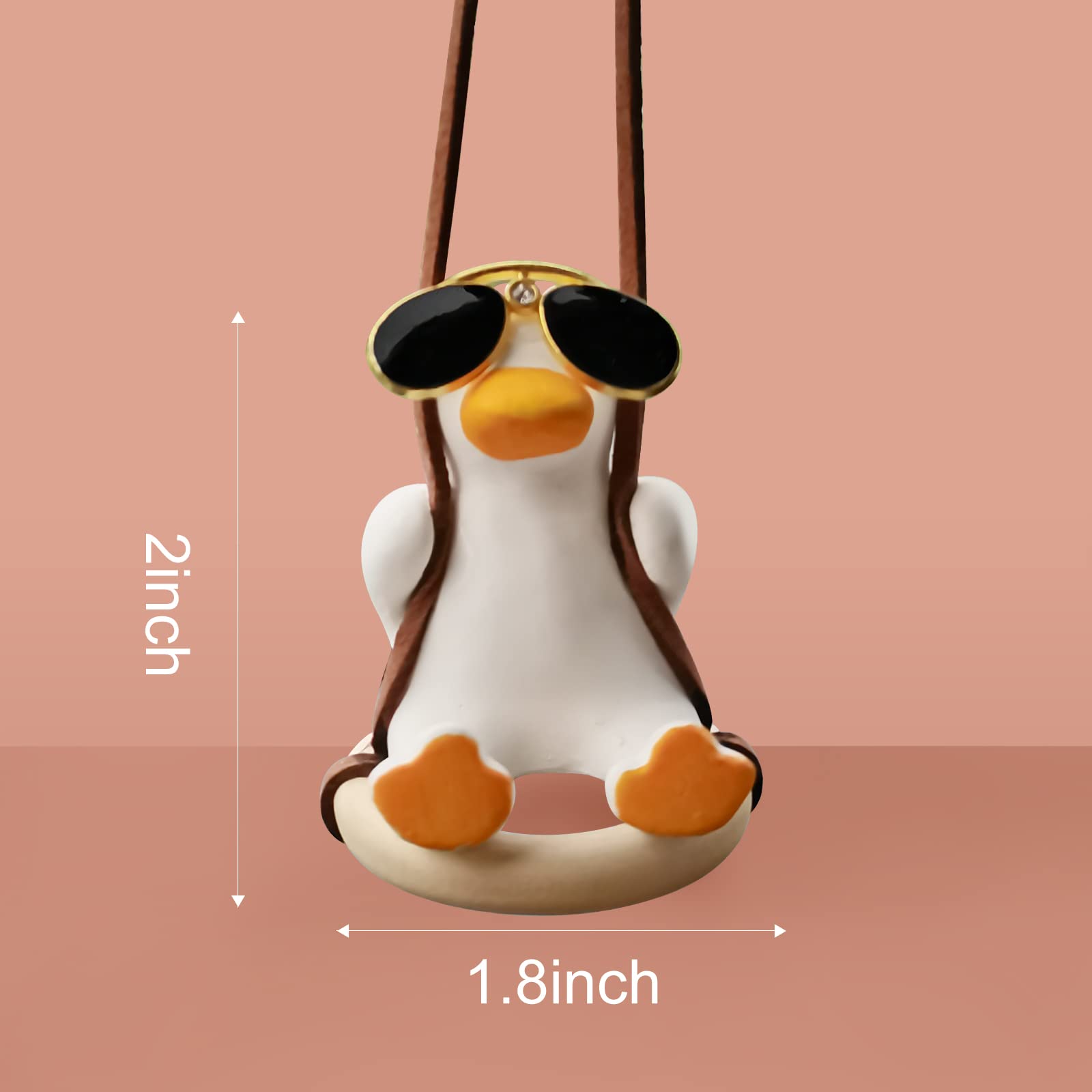 Amazon.co.jp: スイングダック カーハンギングオーナメント かわいい 