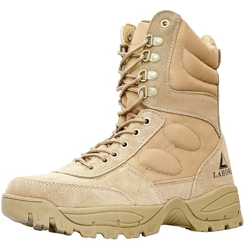 Man Tactical Military Boots Black Men's Shoes Desert Combat Army Outdoor Hiking Shoes Side zipper