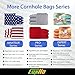 EunHo Dual Sided Cornhole Bags Regulation Set of 8 Professional Cornhole Bean Bags Slick and Stick for Tossing Game-All Weather