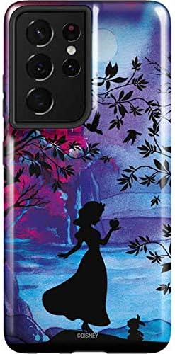 Skinit Pro Phone Case Compatible with Galaxy S21 Ultra 5G - Officially Licensed Disney Snow White Enchanted Forest Silhouette Design