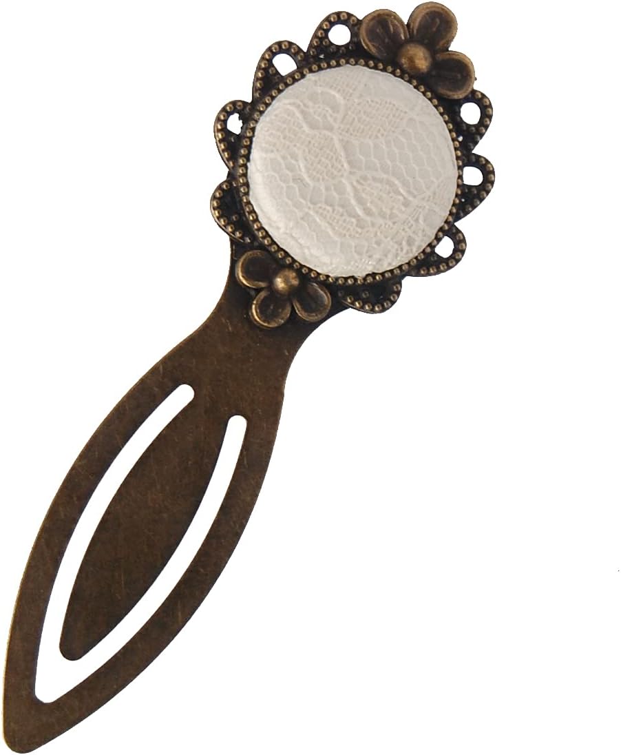 Marang Studios Vintage Inspired Bookmark Gift, Unique Wedding Anniversary Present (Black)