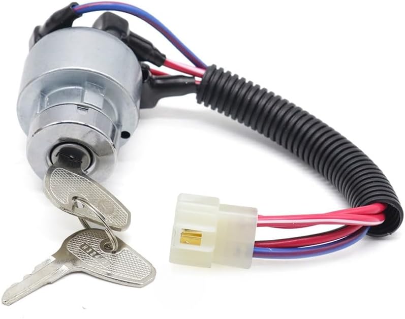 Ignition Switch Lock Assembly TC020-31822 for Kubota L2800 Tractor Series C/W 2 Keys L2501D L2501F 1900-0931 TC02031822