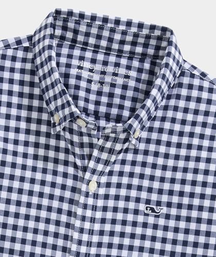 vineyard vines Boys Mainsail Gingham Featherweight Performance Shirt3
