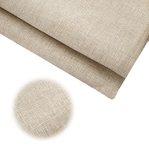 Tissu en lin au mètre - 250 x 148 cm - Tissu d'ameublement aspect lin - Tissu décoratif robuste - Tissu structuré pour canapé, chaise, rideau, coussin,...