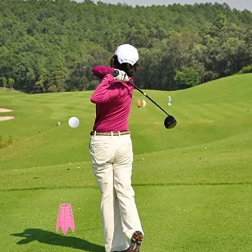 Image of Plastic Golf Tees, Golf Simulator Tees for Home, Outdoor Indoor Golf Tees Simulator Practice Training, Golf Mat Tees for Winter Turf and Driving Range