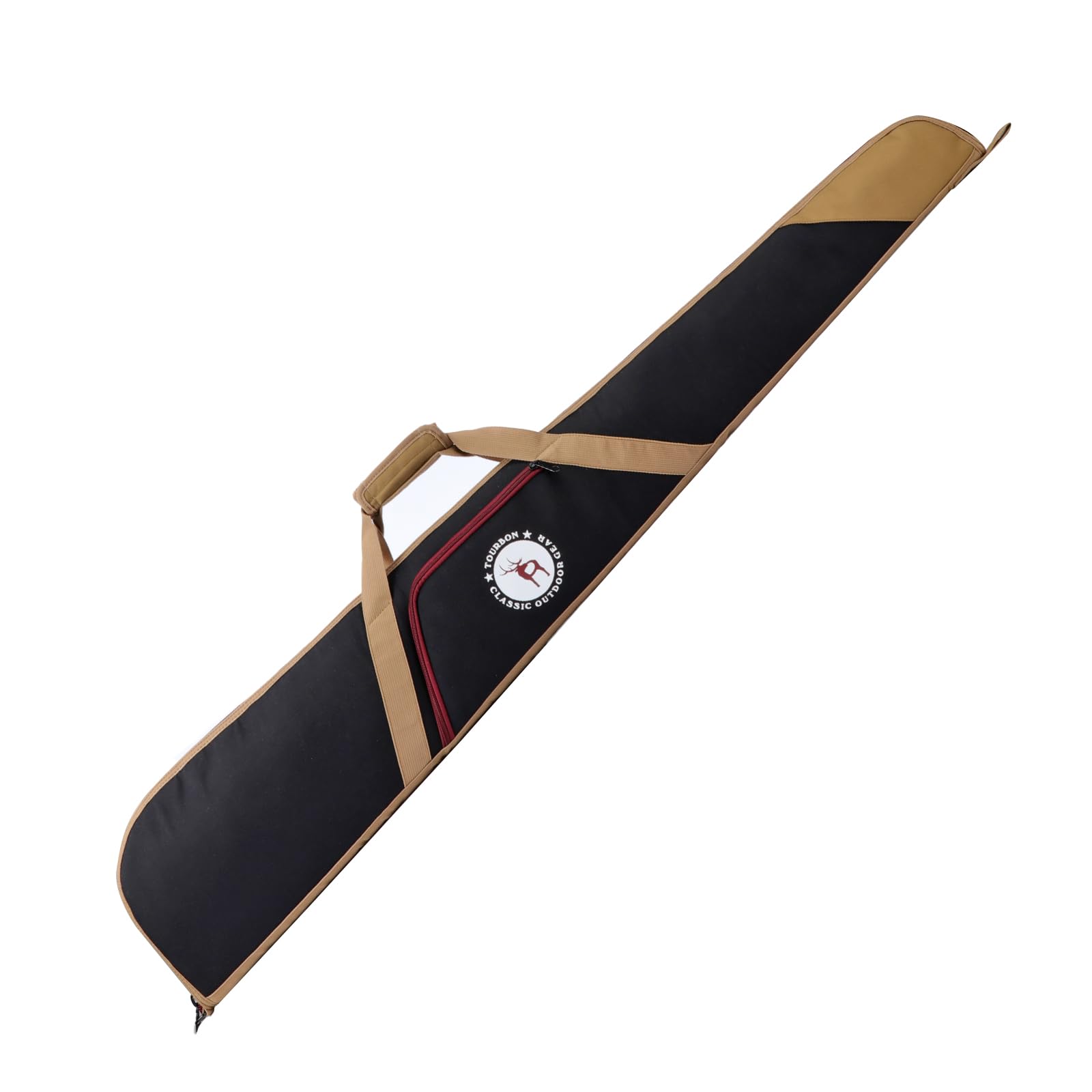 Tourbon - Custodia morbida imbottita per fucile, 132,1 cm, in nylon, per caccia e armi da fuoco