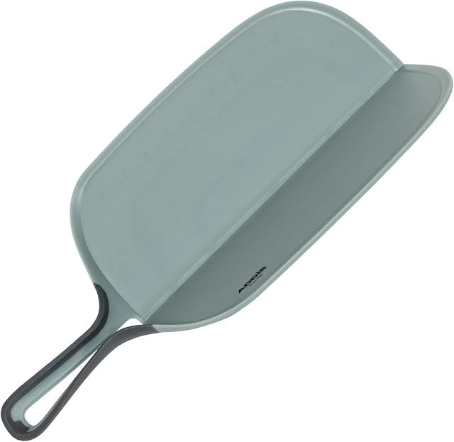 Addis Folding Kitchen Food Chopping Board for easy pour, Grey & Black 518714