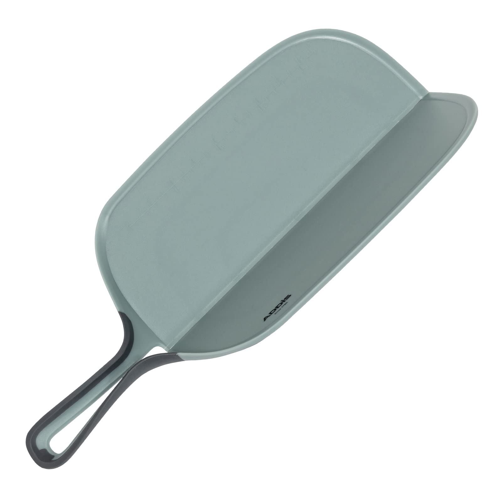 Addis Folding Kitchen Food Chopping Board for easy pour, Grey & Black