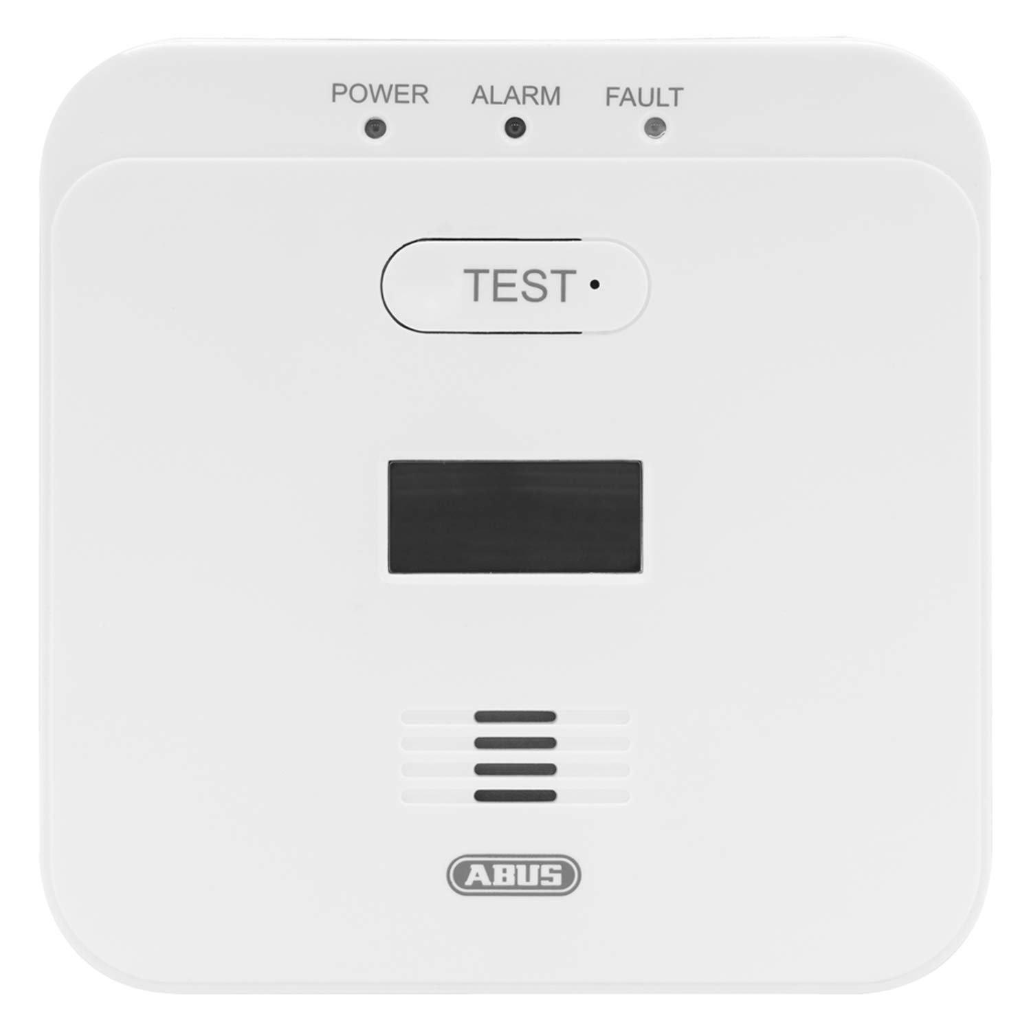ABUS Kohlenmonoxid-Warnmelder COWM510 - CO-Melder mit 85 dB lautem Alarm - 89164 - Weiß & Wassermelder HSWM10000 - warnt bei Wasserschäden in Küche, Bad, Keller - 85 dB lauter Wasseralarm
