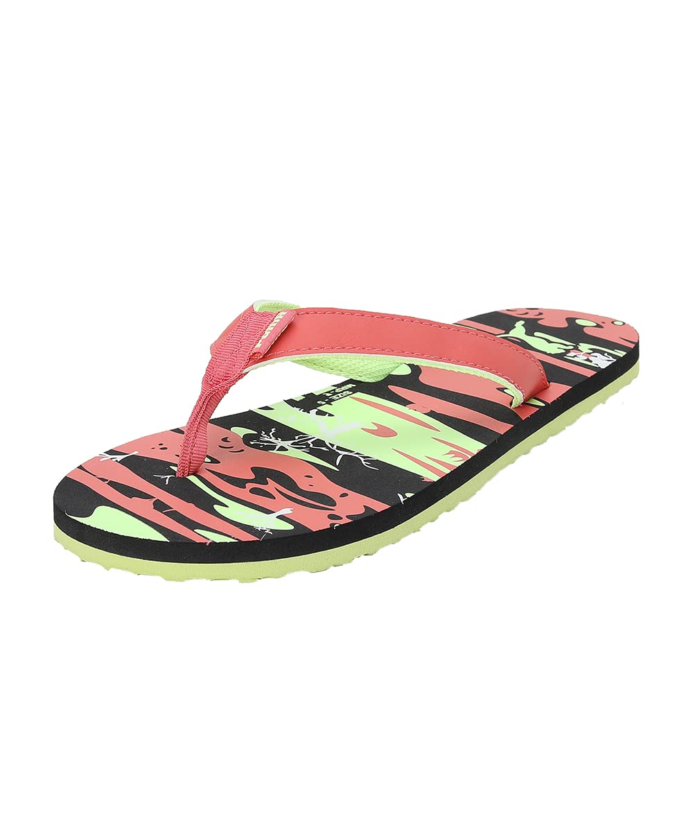 Puma Unisex-Kid Jimmy Junior Black-Fiery Coral-Fizzy Apple Slipper - 4UK (39043102) (B0BLNT3RXW) Amazon Price History, Amazon Price Tracker