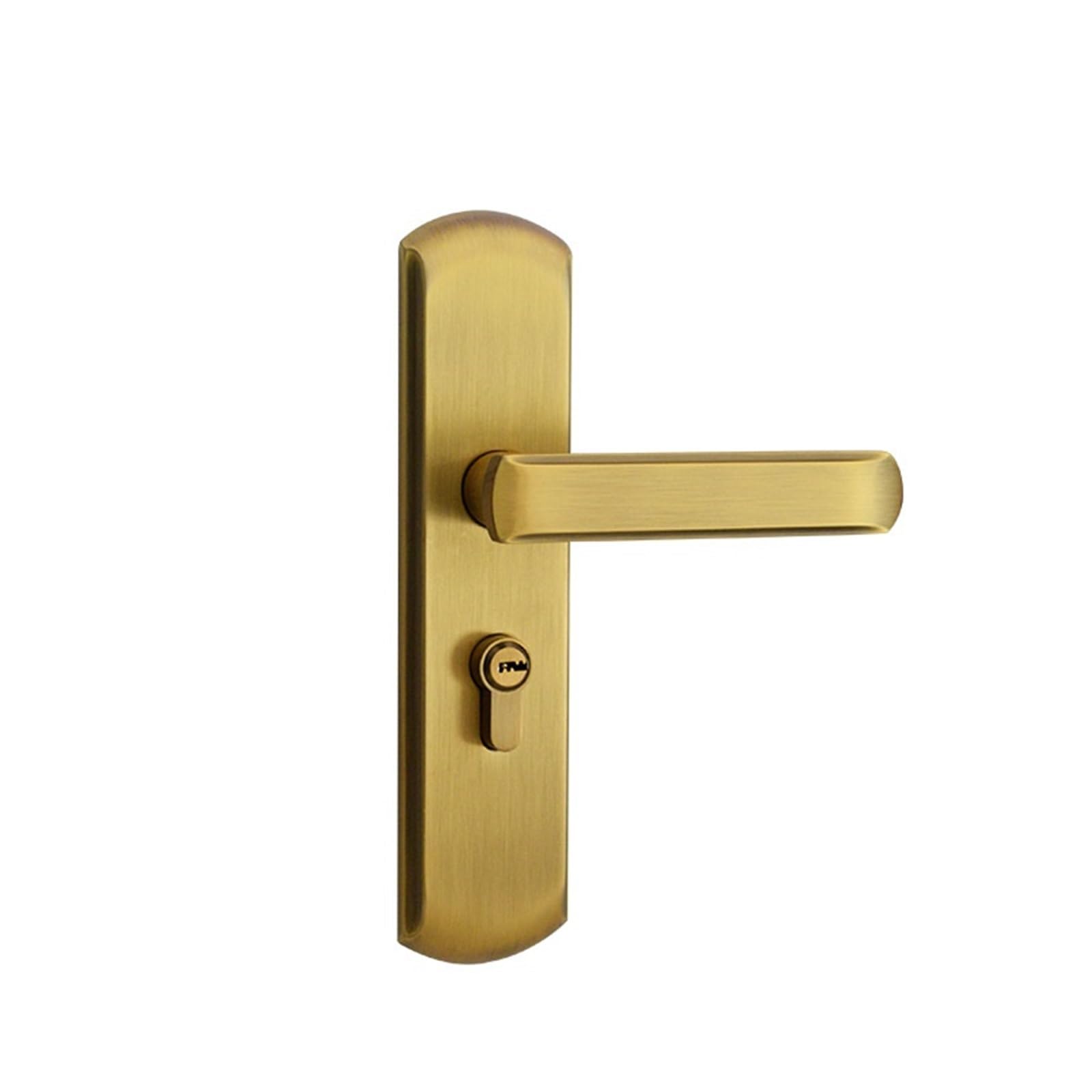 Serrure mécanique d'intérieur haut de gamme FB5151 finition bronze jaune brossé