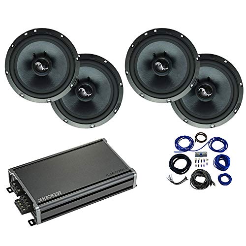 Harmony Audio Compatible with Chevrolet Impala 2014-2018 Premium Speaker Replacement Package Bundle C65 CXA360.4