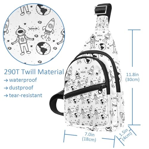 Sac à dos Planet Sling multifonction doté d'un zip sécurisé - 4