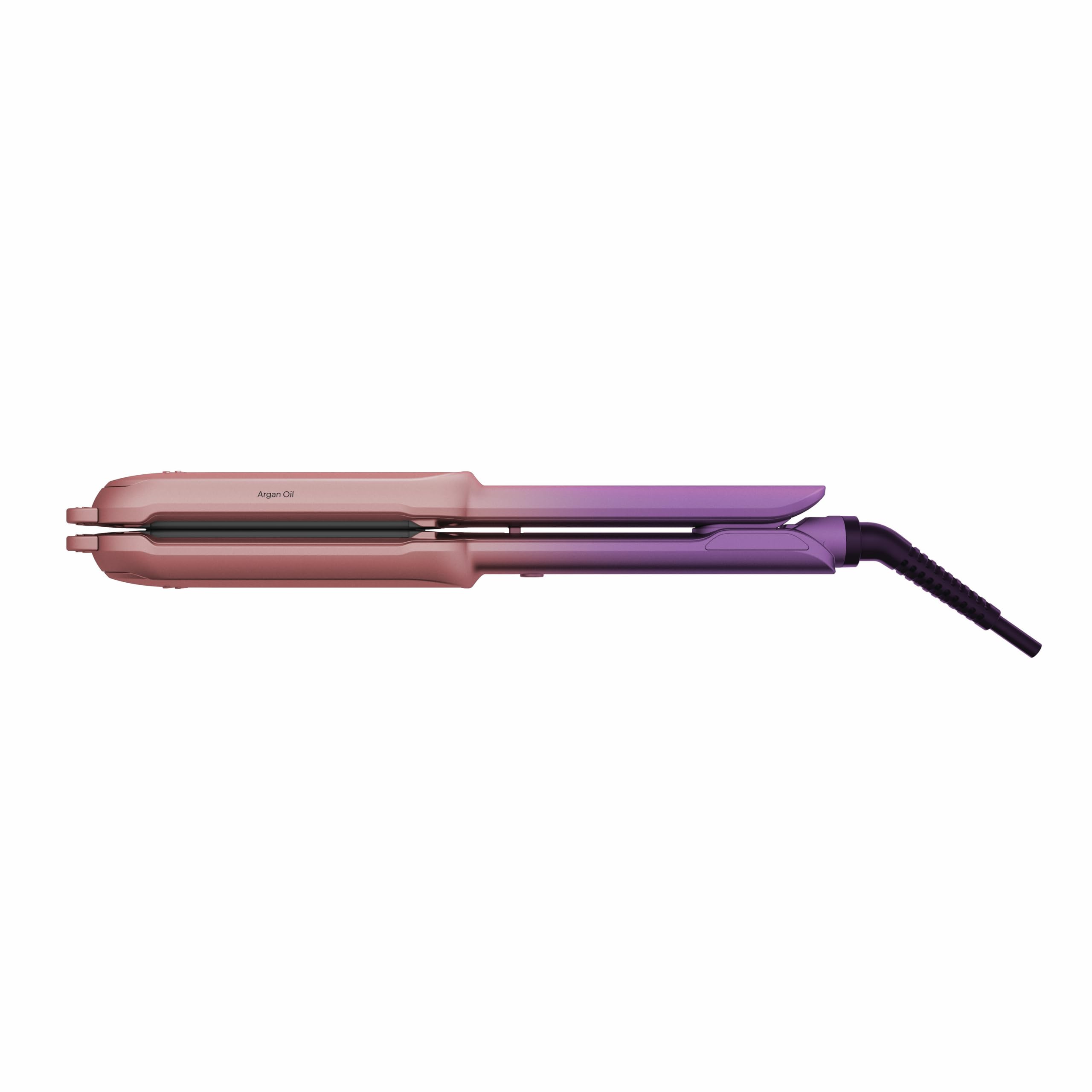 GRUNDIG HS 8331 BotanikaTwist 2 in 1 Hair Styler, piastre rotanti per lisciare e styling, tempo di riscaldamento rapido, regolabile da 150 °C a 210 °C, rivestimento in ceramica con olio di argan, rosa