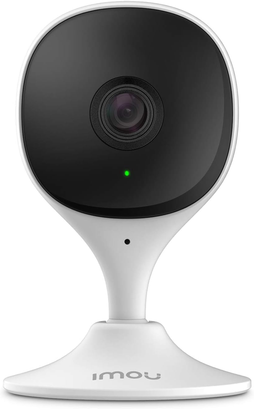 Imou Telecamera Wi-Fi Interno 2K, Telecamera Interna con Rilevazione Umana & Visione Notturna, 3MP Baby Monitor, Audio Bidirezionale, Allarme di Suoni Anormali, Compatibile con Alexa/Google, Cue 2C
