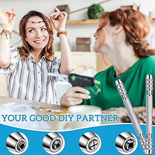 3 Pieces Jewelry Making Tools, Includes 2 Pieces Winding Copper Wire Tool And Jewelry Wire Cutter Plier Jewelry Making Wire Wrapping Tool For Hand-Making Jewelry Wire Double Ended Twist Braid Pin Vise #TOP4