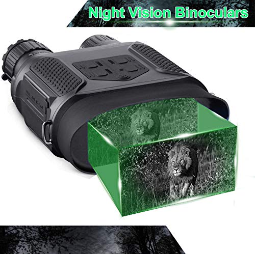 Night Vision Binoculars in Full Darkness - Save Photos & Videos with Audio