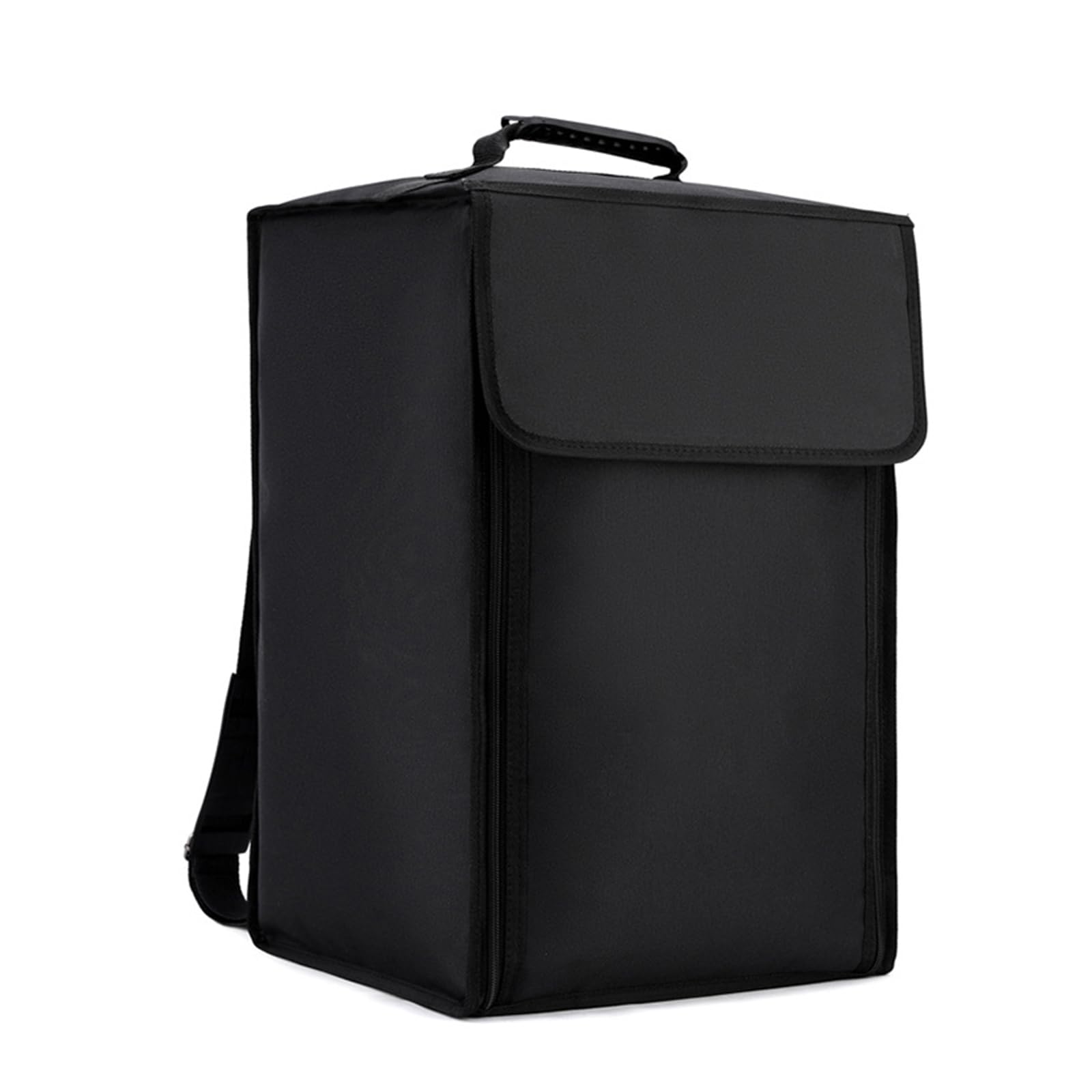 Drum Backpack Case with Shoulder Straps and Top Carry Handle, 33 x 33 x 52 cm Padded Carrying Bag for Music Practi