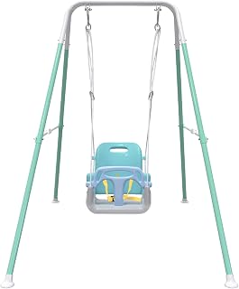 Multifunctional Toddler Swing, Foldable Baby Swing Outdoor & Indoor Use