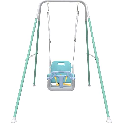 Multifunctional Toddler Swing, Foldable Baby Swing Outdoor & Indoor Use