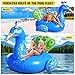 DeeprBetter Inflatable Peacock Pool Float, Gaint Funny Pool Floats Adults, Heavy Duty Pool Floaties Lounger, Large Animal Pool Floats Inflatable Ride-On Floaty for Swimming Pool Party Water Fun