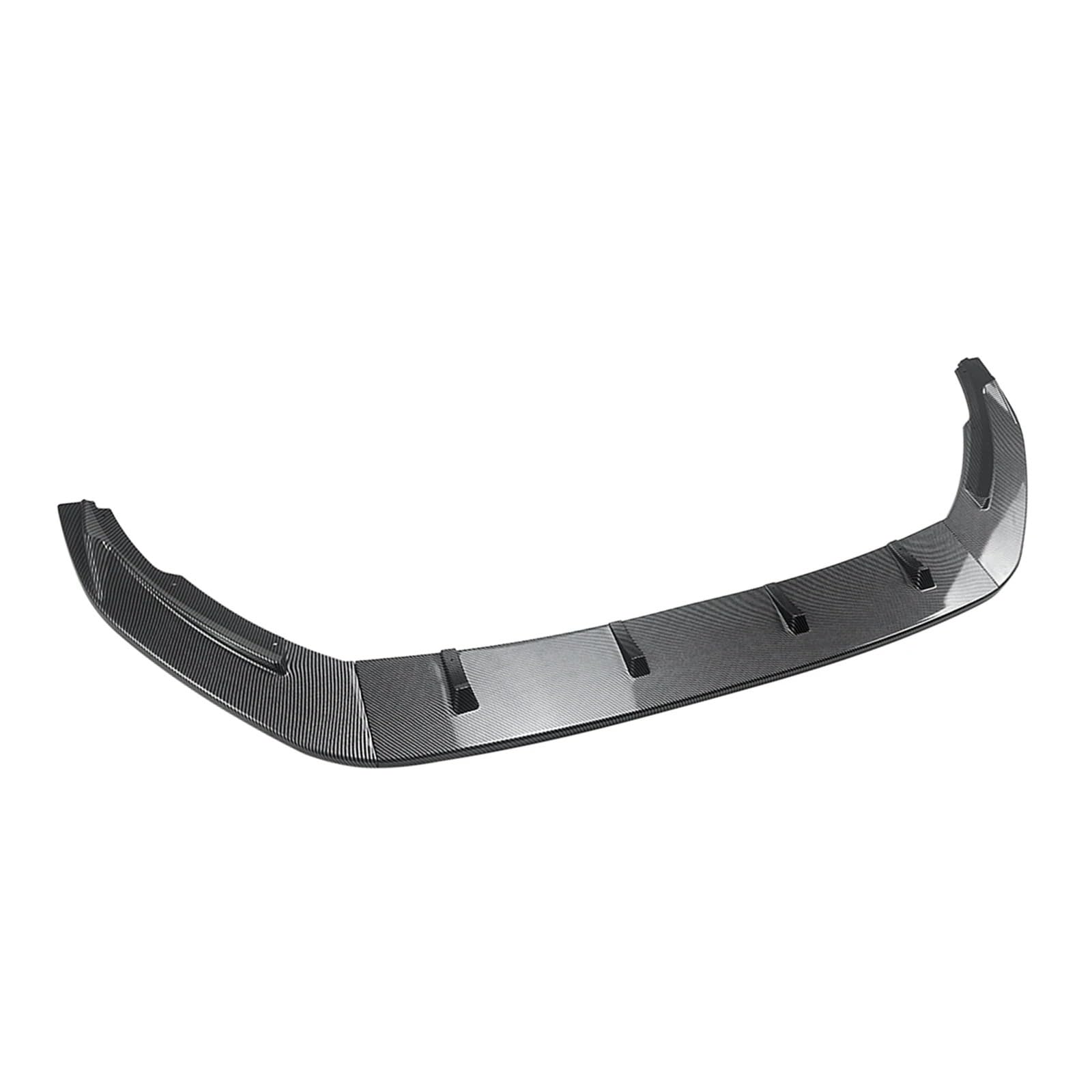 Spoiler Frontali Paraurti Anteriore Spoiler Labbro Fibra Carbonio Look/Nero Lucido Lama Inferiore Splitter Per VW Per Golf 7 2013-2016 Versione Standard(Aspetto in fibra di carbonio)
